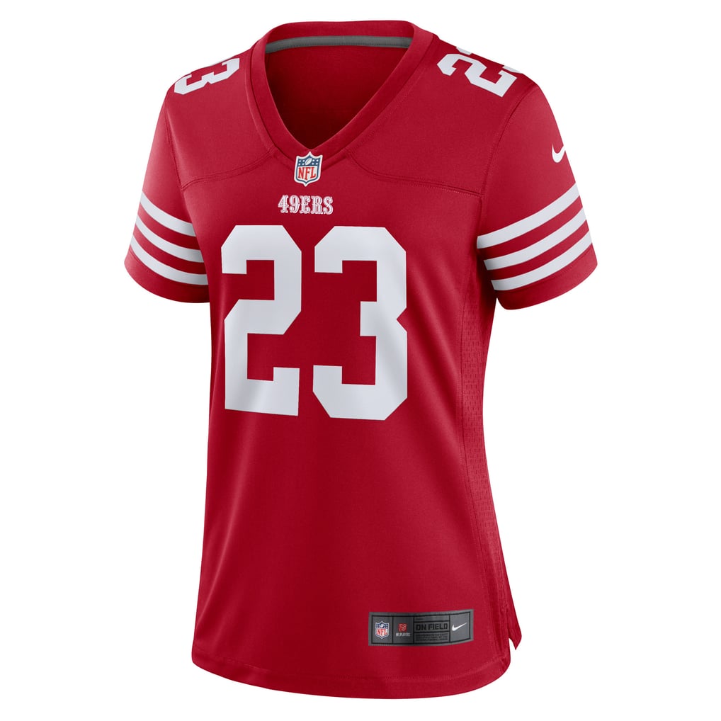 Women's San Francisco 49ers Christian McCaffrey Nike Scarlet Player Jersey - Image 3