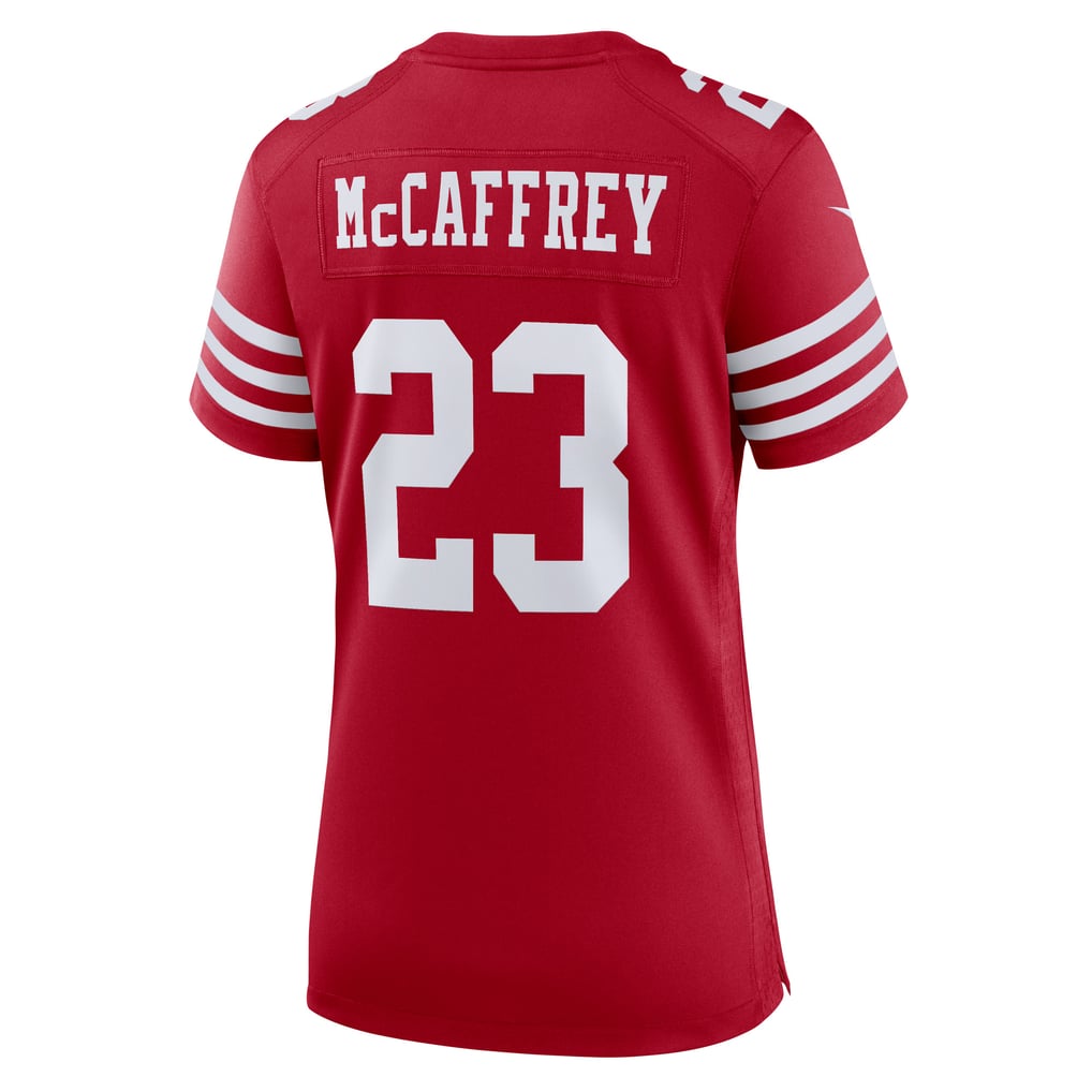 Women's San Francisco 49ers Christian McCaffrey Nike Scarlet Player Jersey - Image 4