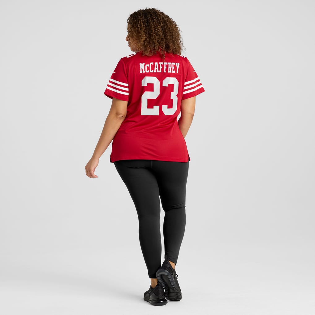 Women's San Francisco 49ers Christian McCaffrey Nike Scarlet Player Jersey - Image 8