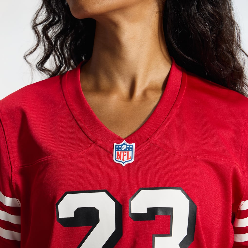 Women's San Francisco 49ers Christian McCaffrey Nike Scarlet Player Jersey - Image 10