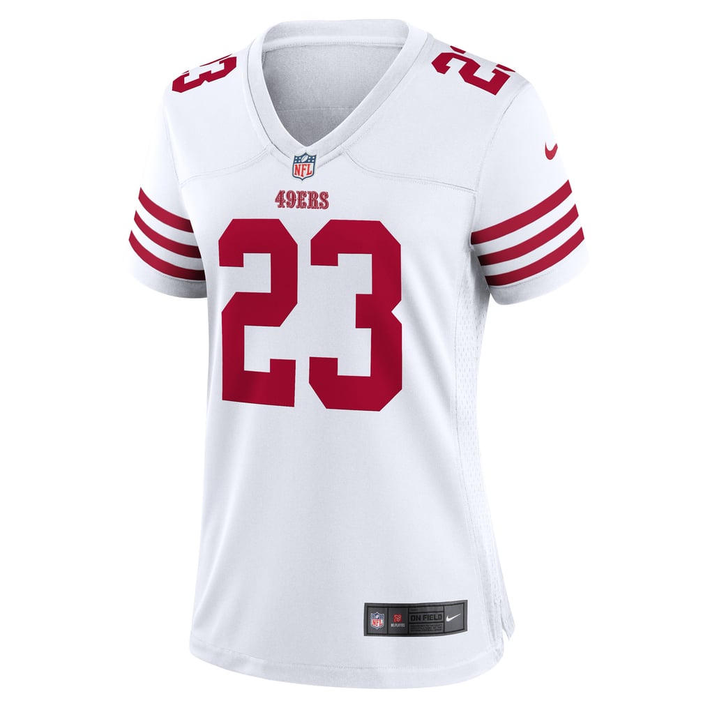 Women's San Francisco 49ers Christian McCaffrey Nike White Player Jersey - Image 3