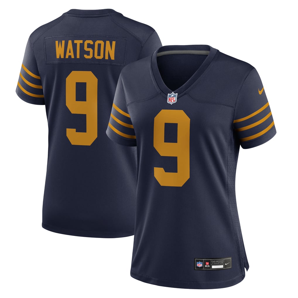 Women's Green Bay Packers Christian Watson Nike Navy The 1923 Classic Game Jersey - Image 2
