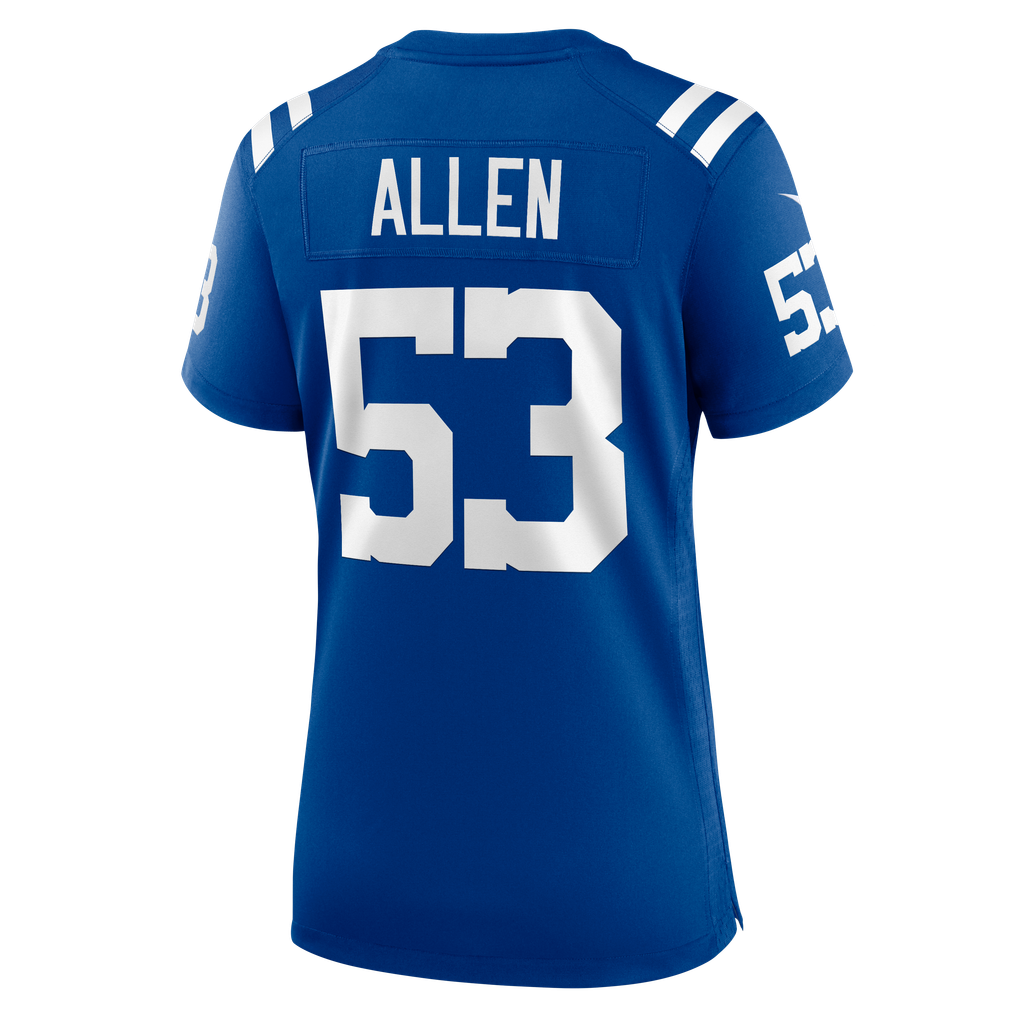Women's Indianapolis Colts CJ Allen Nike Royal Team Game Jersey - Image 8