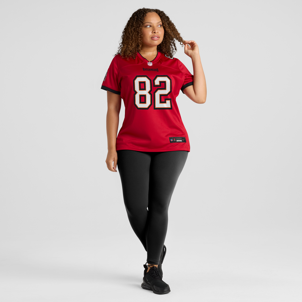 Women's Tampa Bay Buccaneers CJ Dippre Nike Red Team Game Jersey - Image 5