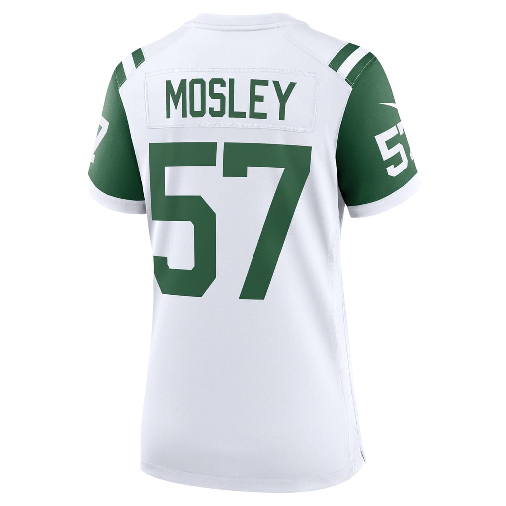 Women's New York Jets C.J. Mosley Nike White Classic Alternate Game Jersey - Image 4