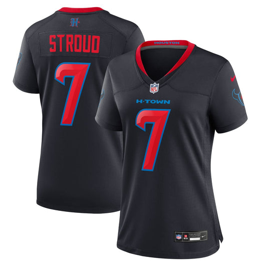 Women's Houston Texans C.J. Stroud Nike Navy Alternate Game Jersey - Image 1