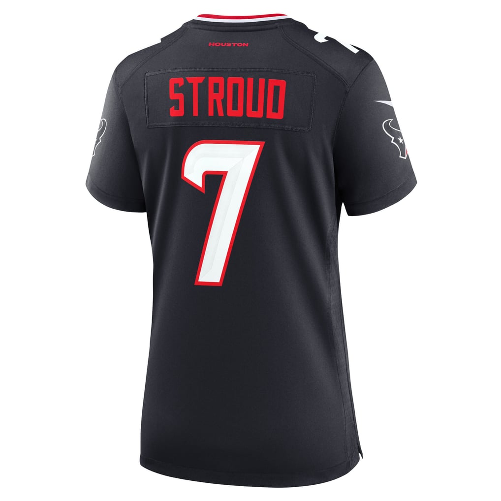 Women's Houston Texans C.J. Stroud Nike Navy Game Jersey - Image 4
