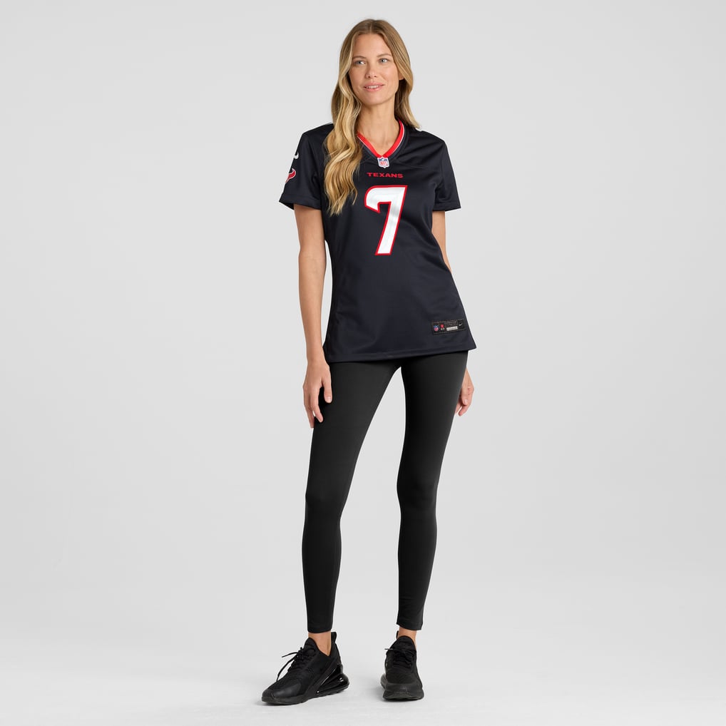 Women's Houston Texans C.J. Stroud Nike Navy Game Jersey - Image 5