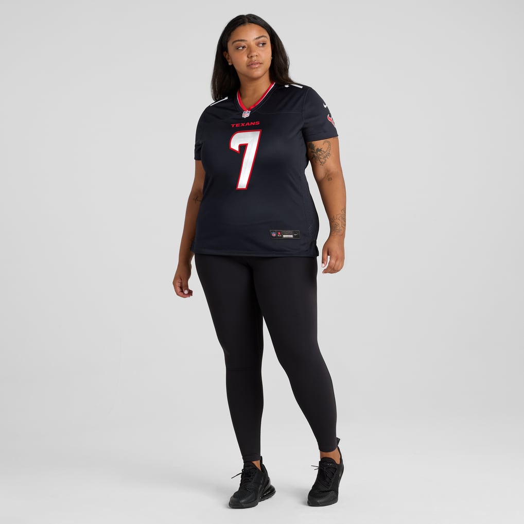 Women's Houston Texans C.J. Stroud Nike Navy Game Jersey - Image 7