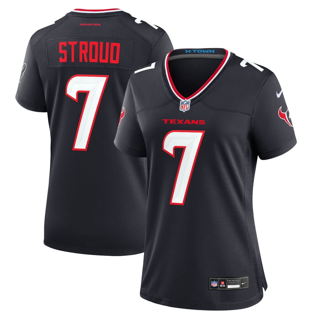 Women's Houston Texans C.J. Stroud Nike Navy Game Jersey - Image 1