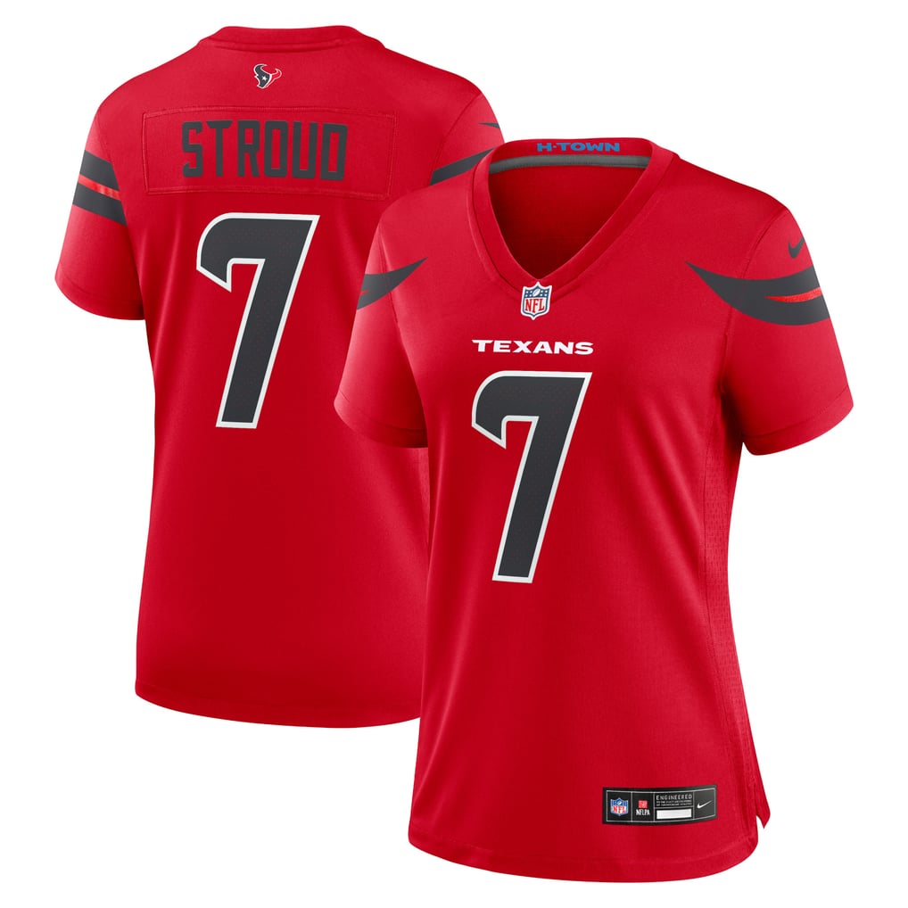 Women's Houston Texans C.J. Stroud Nike Red Alternate Game Jersey - Image 2