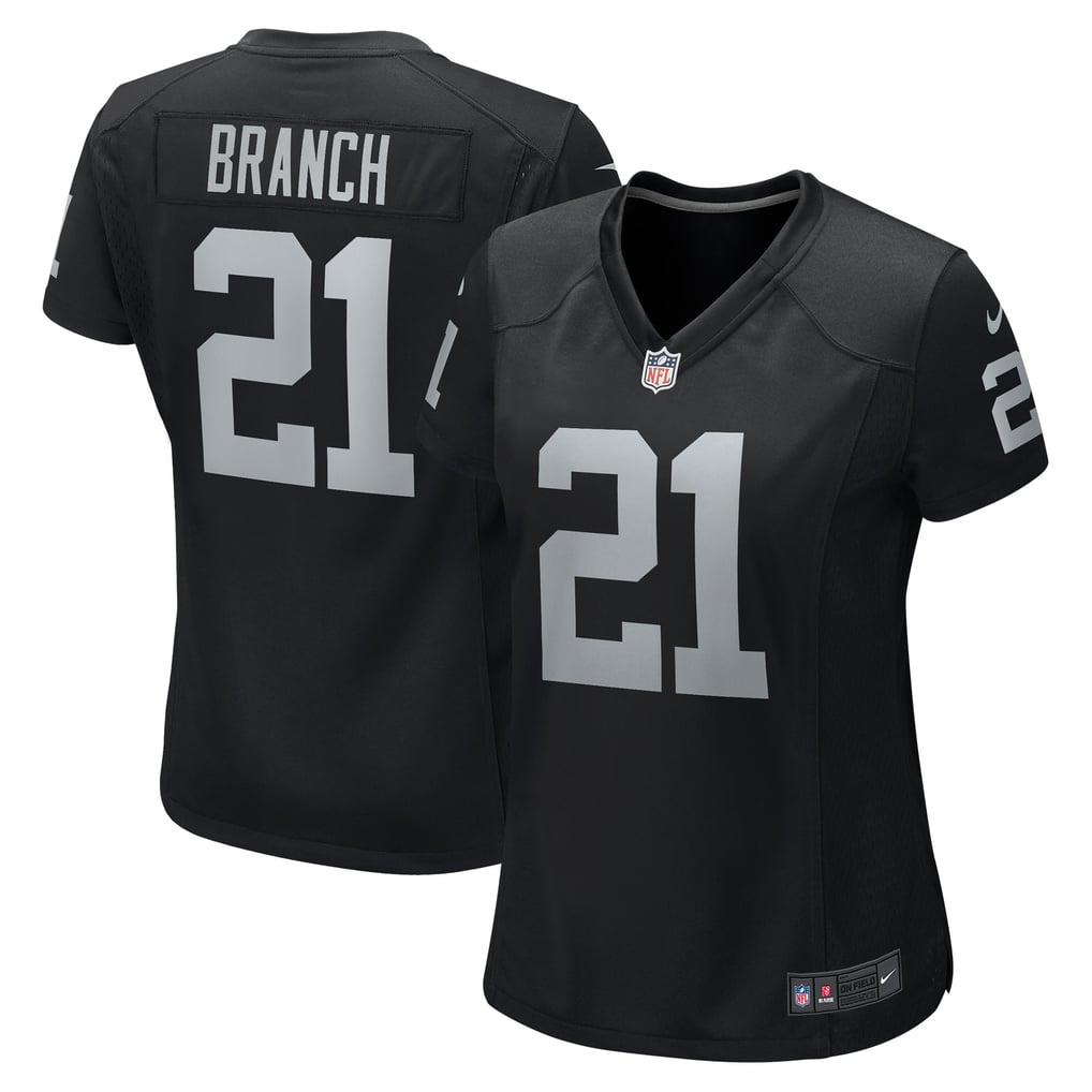 Women's Las Vegas Raiders Cliff Branch Nike Black Retired Player Game Jersey - Image 2