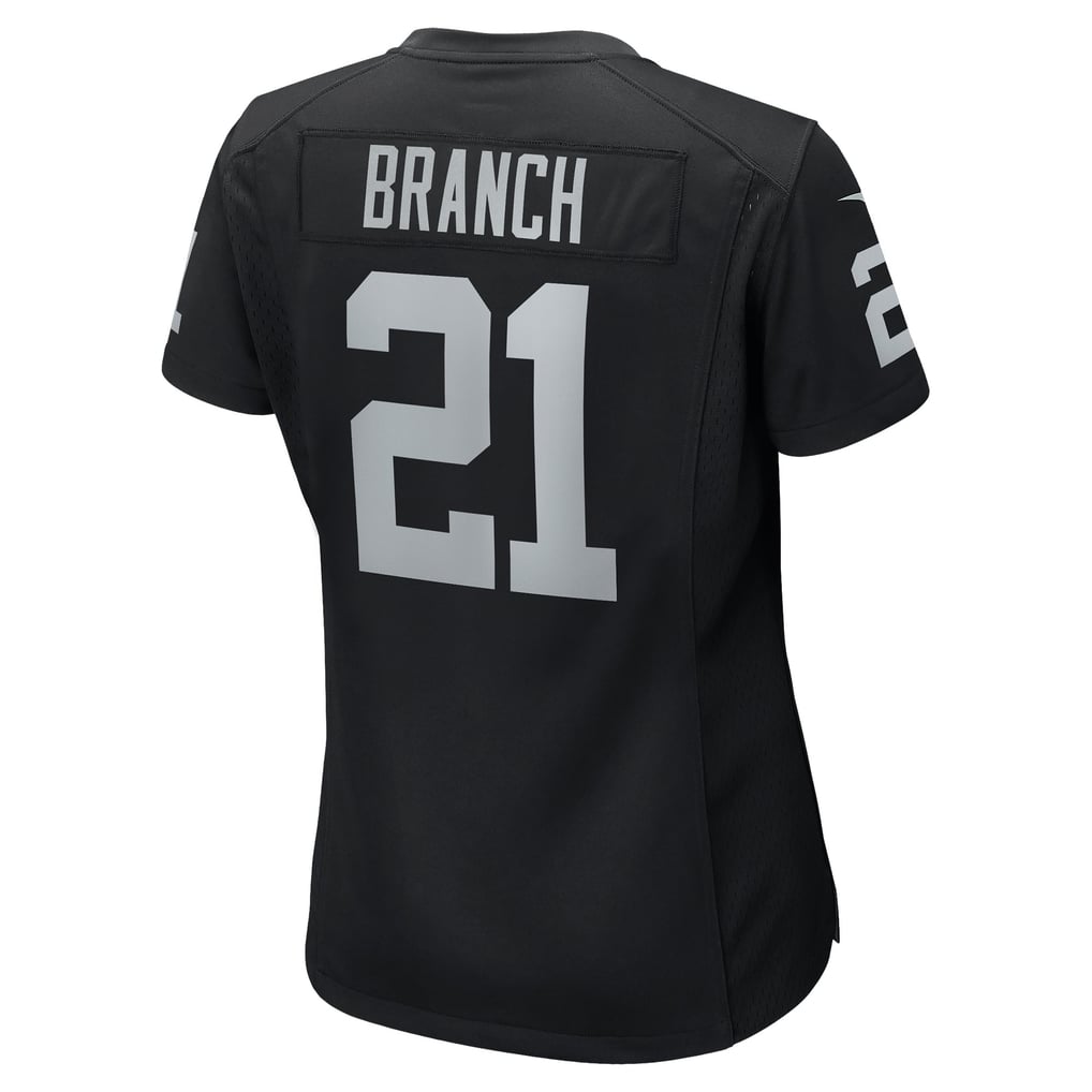 Women's Las Vegas Raiders Cliff Branch Nike Black Retired Player Game Jersey - Image 4