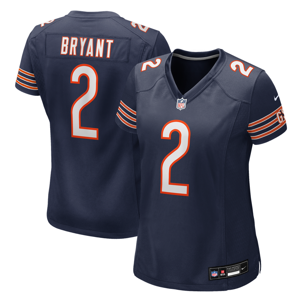 Women's Chicago Bears Coby Bryant Nike Navy Team Game Jersey - Image 2