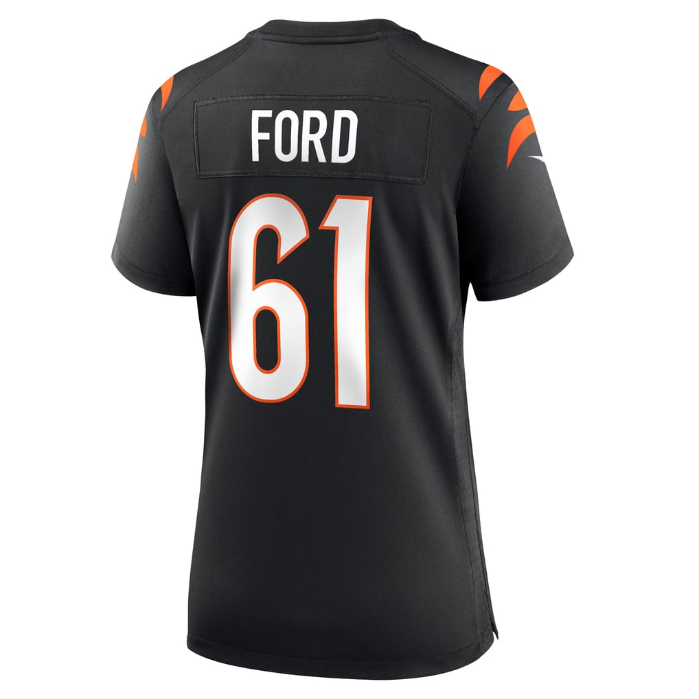 Women's Cincinnati Bengals Cody Ford Nike Black Game Jersey - Image 4