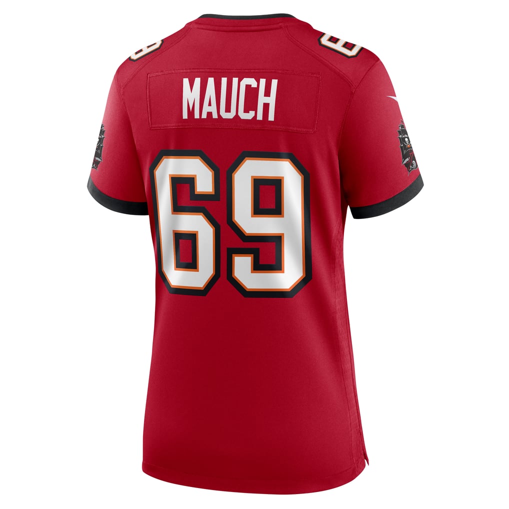 Women's Tampa Bay Buccaneers Cody Mauch Nike  Red  Game Jersey - Image 4