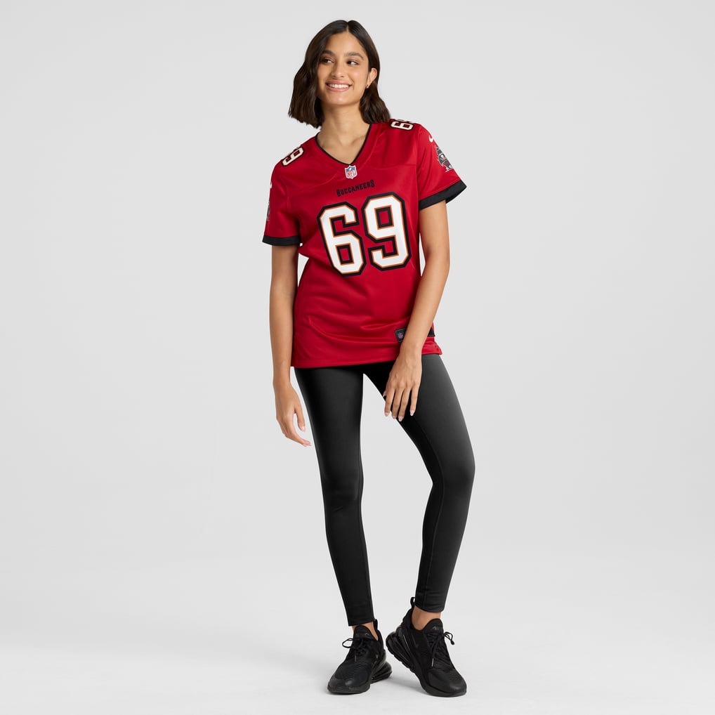 Women's Tampa Bay Buccaneers Cody Mauch Nike  Red  Game Jersey - Image 5