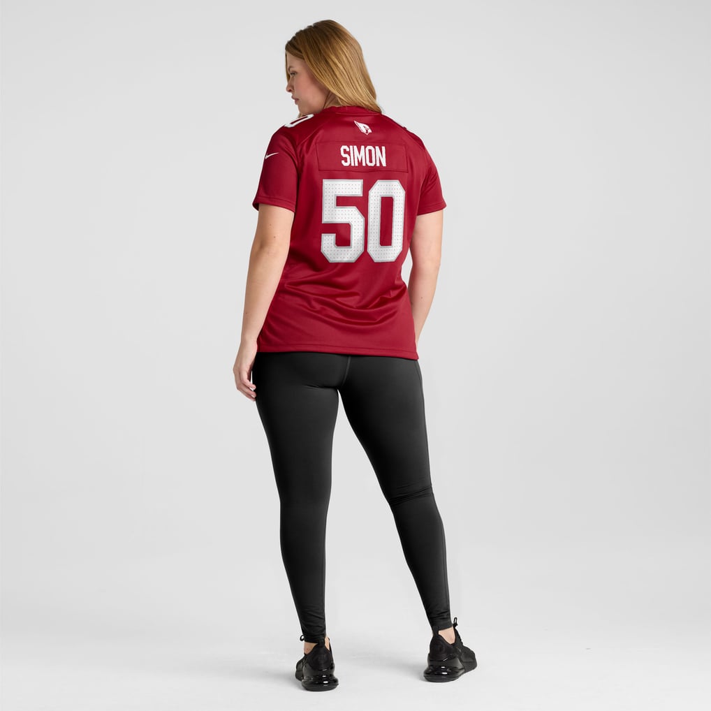 Women's Arizona Cardinals Cody Simon Nike  Cardinal Team Game Jersey - Image 8