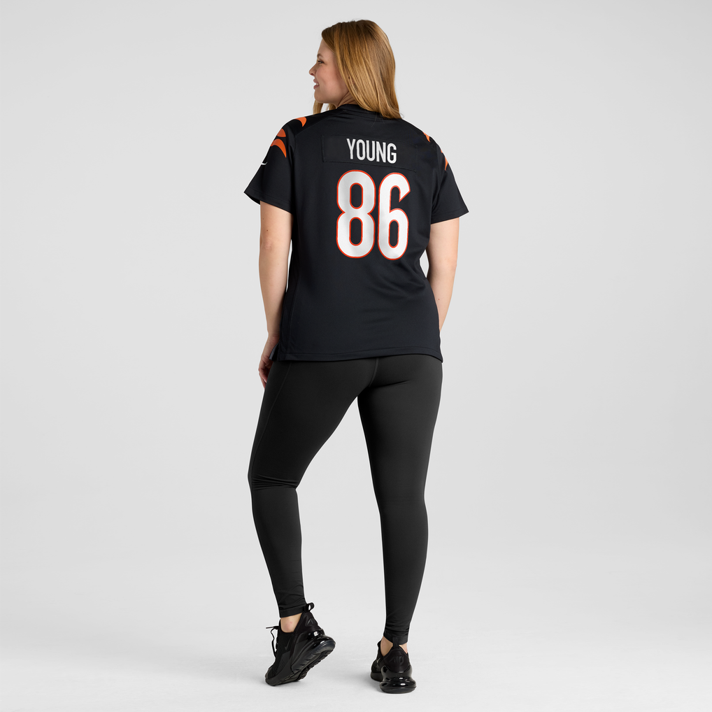 Women's Cincinnati Bengals Colbie Young Nike Black Team Game Jersey - Image 6