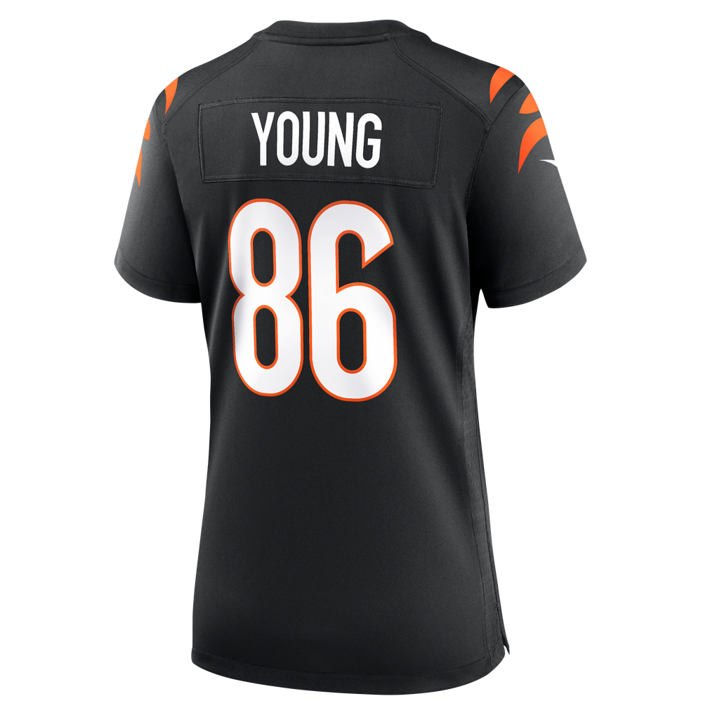 Women's Cincinnati Bengals Colbie Young Nike Black Team Game Jersey - Image 8