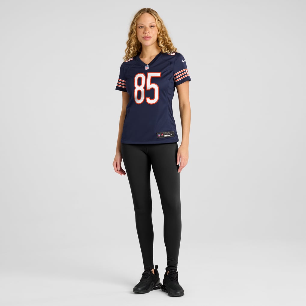 Women's Chicago Bears Cole Kmet Nike Navy Game Jersey - Image 5