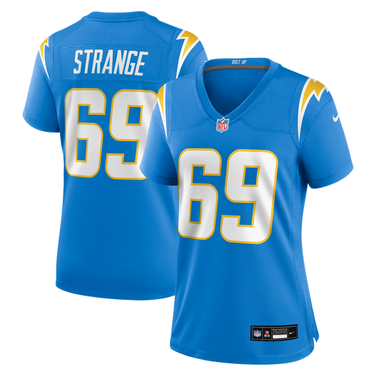 Women's Los Angeles Chargers Cole Strange Nike  Powder Blue Team Game Jersey - Image 1