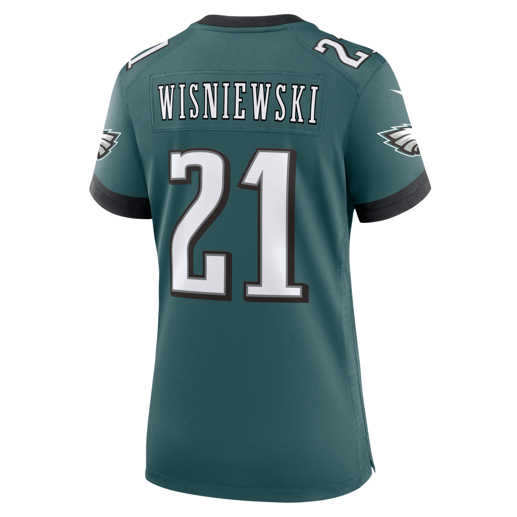 Women's Philadelphia Eagles Cole Wisniewski Nike Midnight Green Team Game Jersey - Image 4