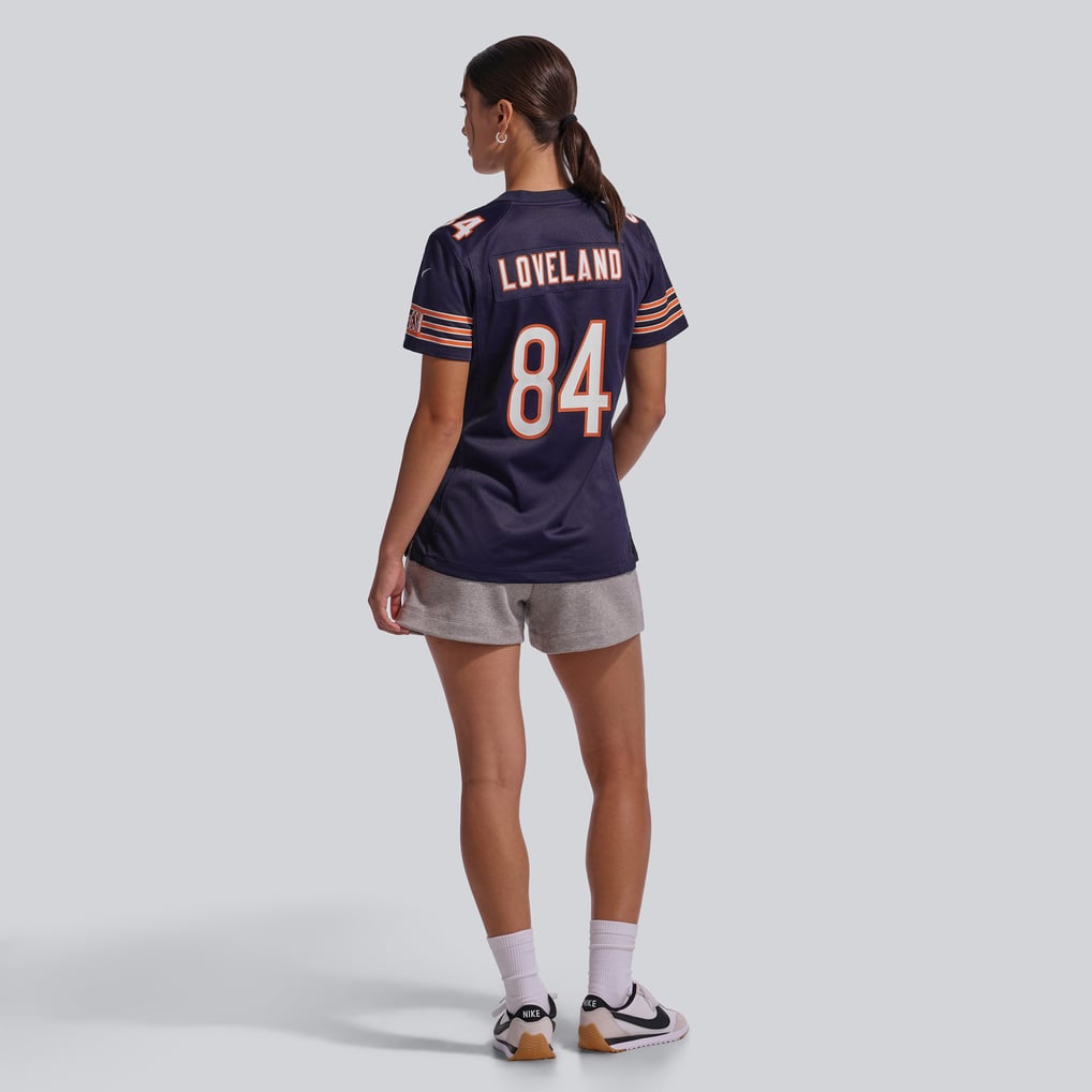 Women's Chicago Bears Colston Loveland Nike Navy Team Game Jersey - Image 6