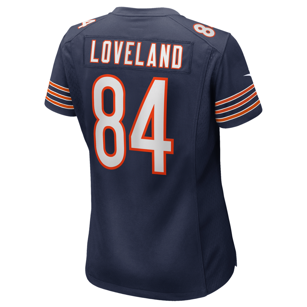 Women's Chicago Bears Colston Loveland Nike Navy Team Game Jersey - Image 8