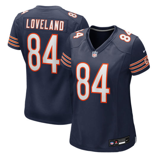 Women's Chicago Bears Colston Loveland Nike Navy Team Game Jersey - Image 1