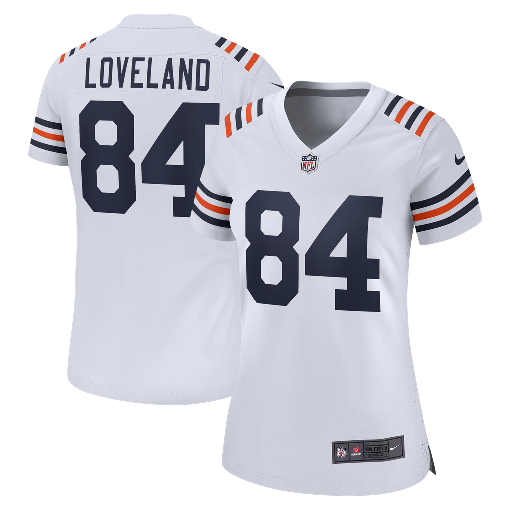 Women's Chicago Bears Colston Loveland Nike White Alternate Game Jersey - Image 1