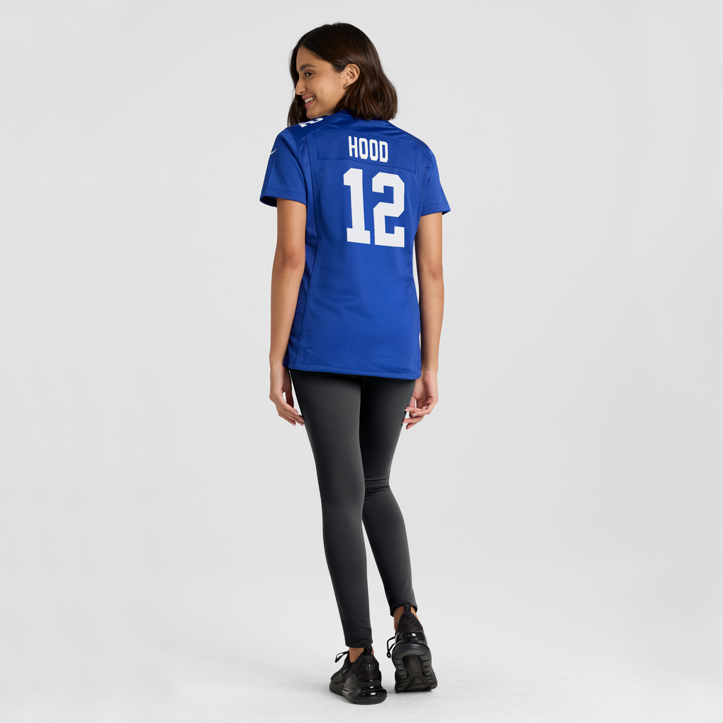Women's New York Giants Colton Hood Nike Royal Team Game Jersey - Image 4