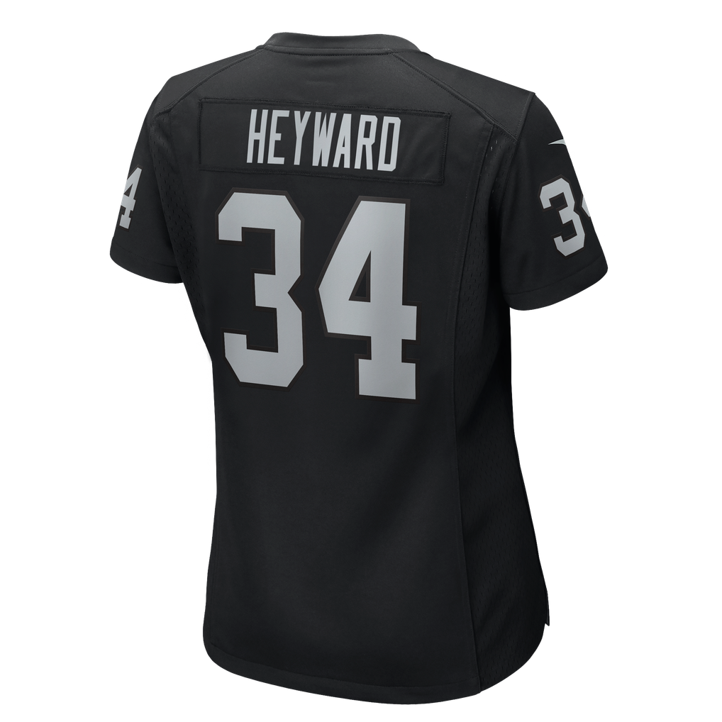 Women's Las Vegas Raiders Connor Heyward Nike Black Team Game Jersey - Image 8