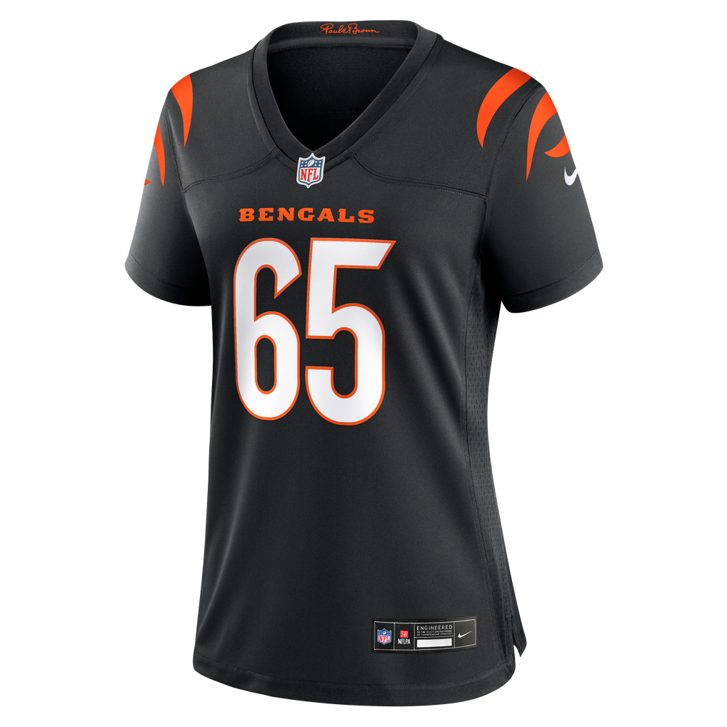 Women's Cincinnati Bengals Connor Lew Nike Black Team Game Jersey - Image 7