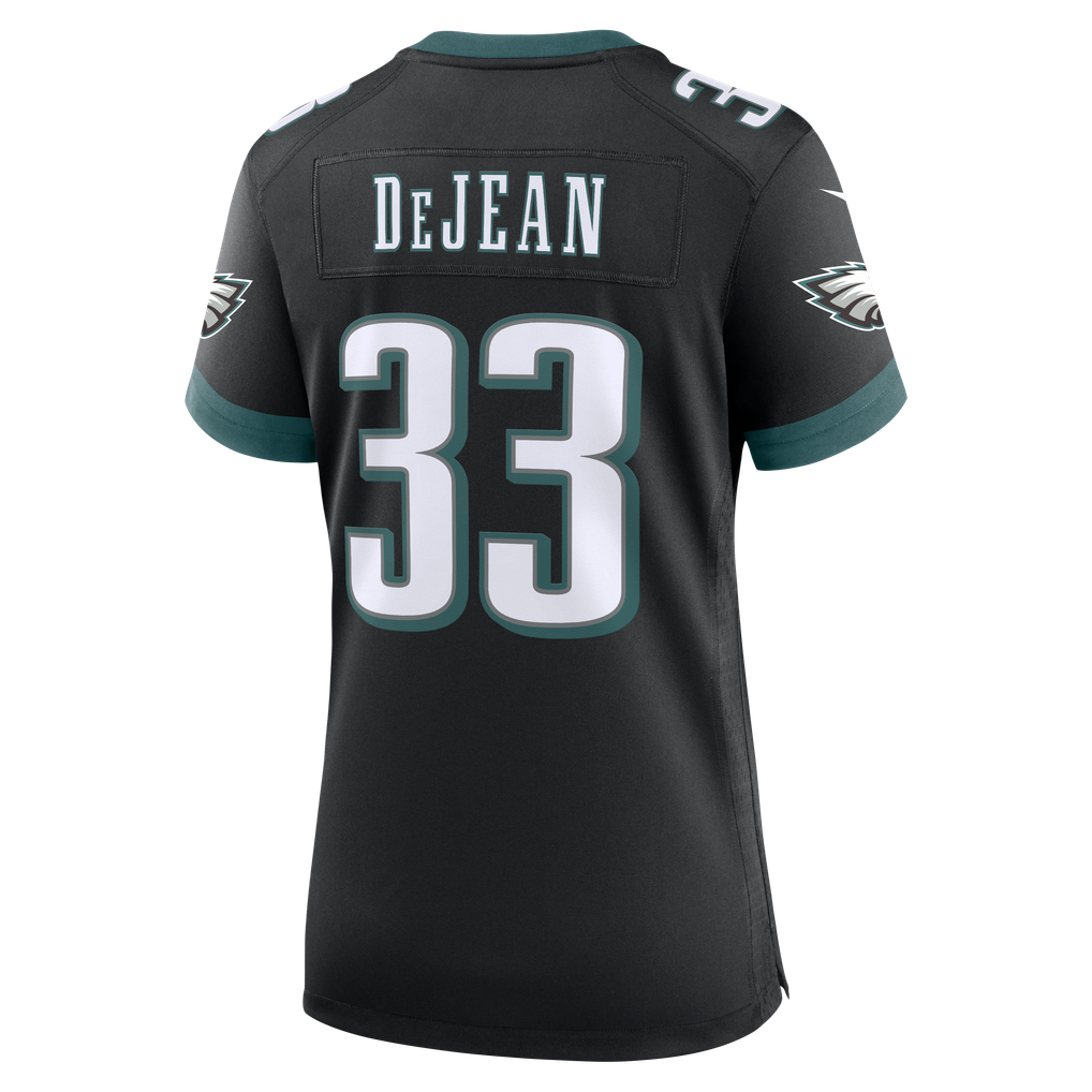 Women's Philadelphia Eagles Cooper DeJean Nike  Black Alternate Game Jersey - Image 4