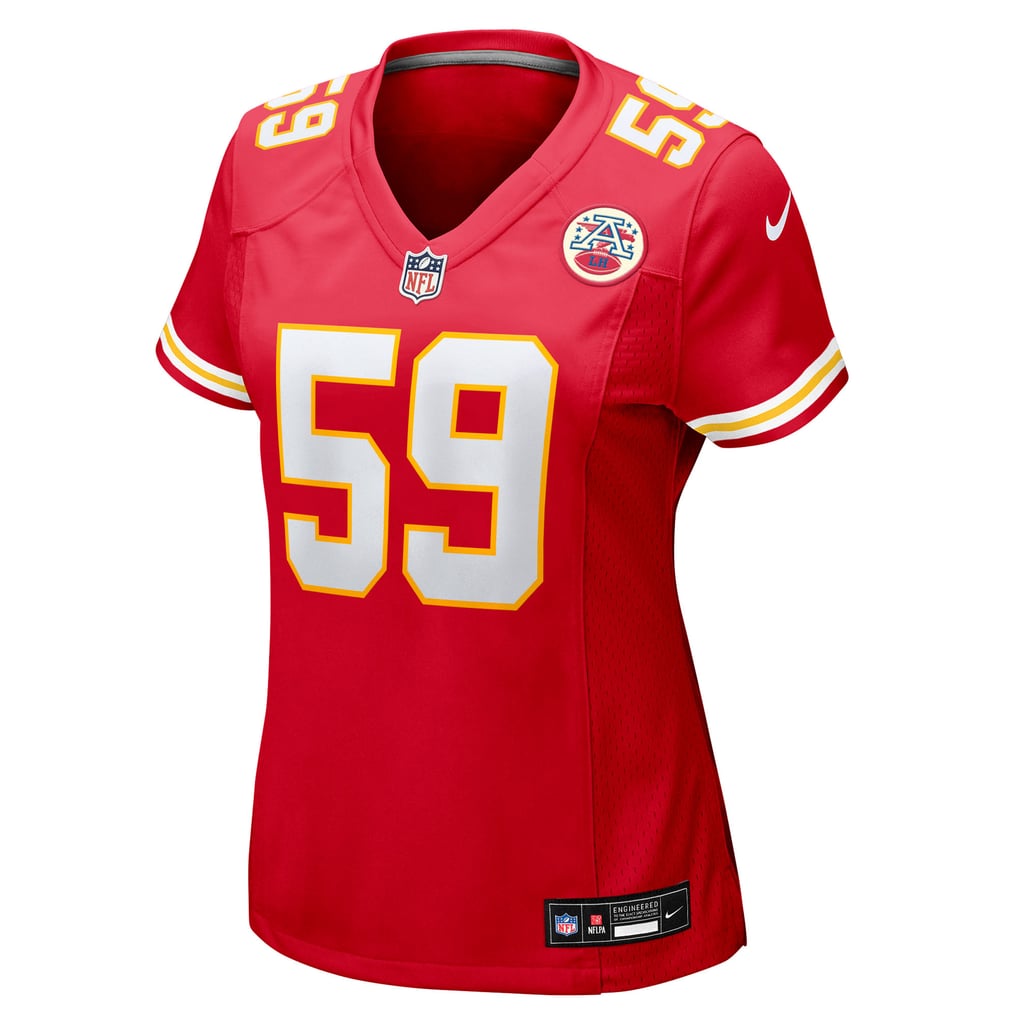 Women's Kansas City Chiefs Cooper McDonald Nike  Red Team Game Jersey - Image 3