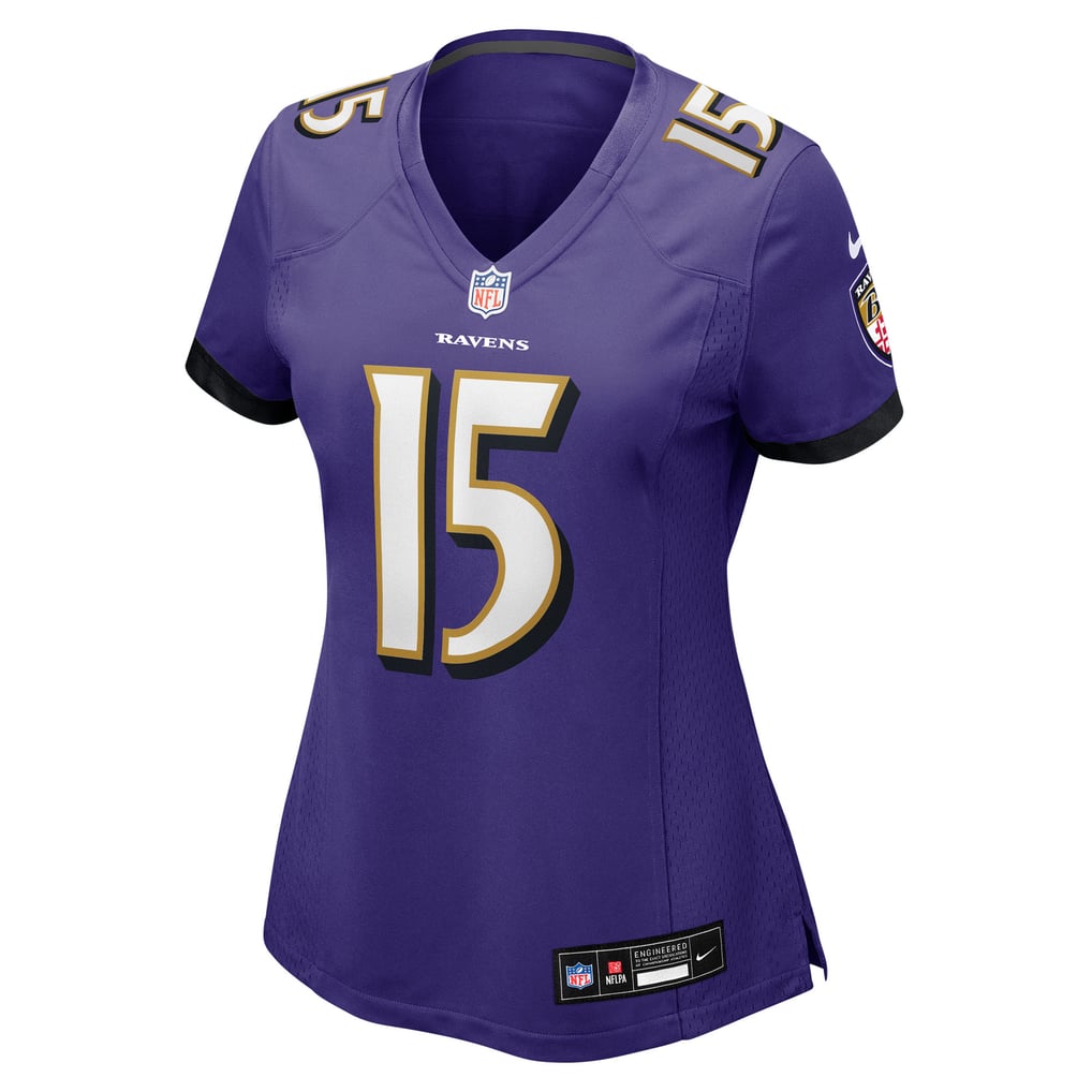Women's Baltimore Ravens Cooper Rush Nike Purple Team Game Jersey