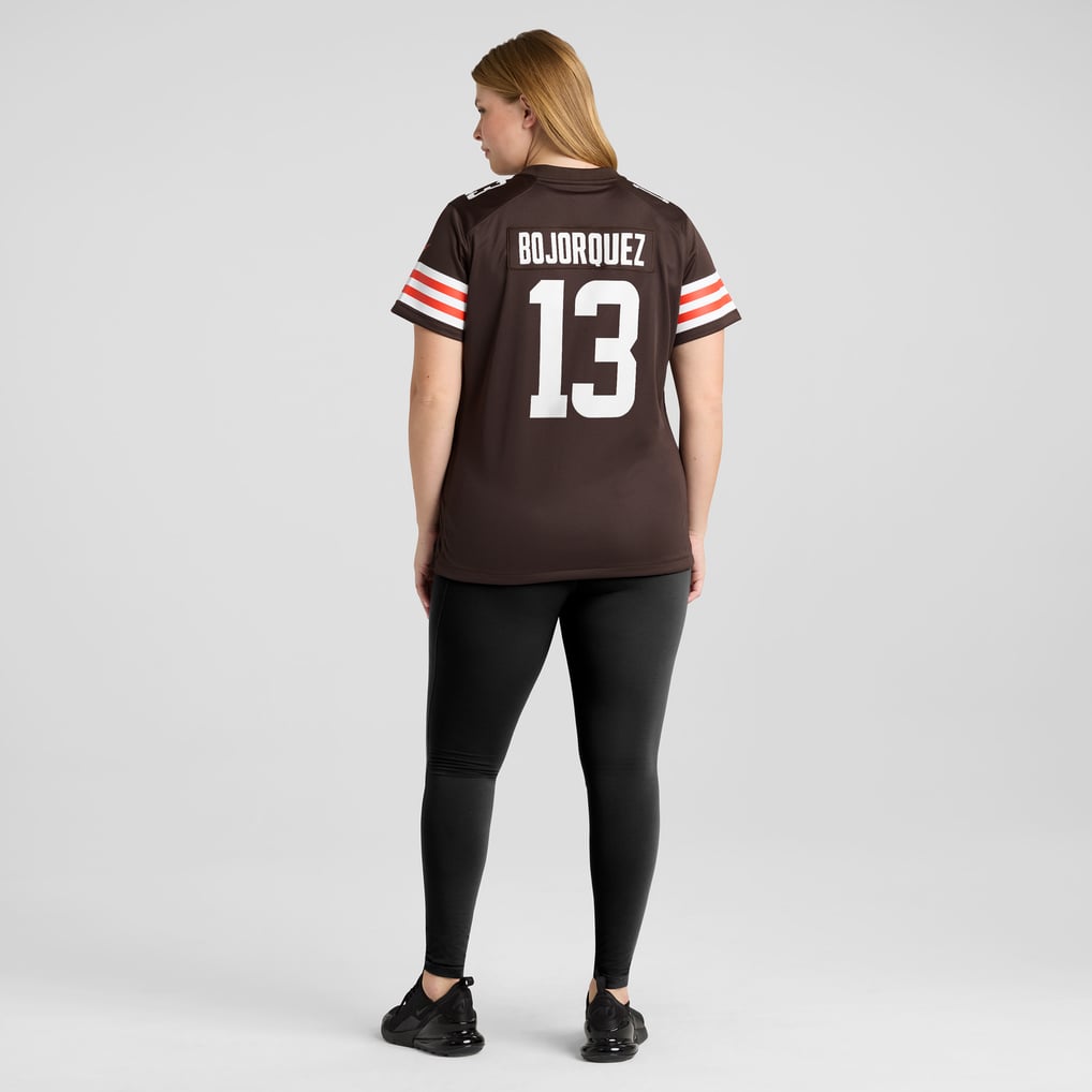 Women's Cleveland Browns Corey Bojorquez Nike Brown Game Jersey - Image 8