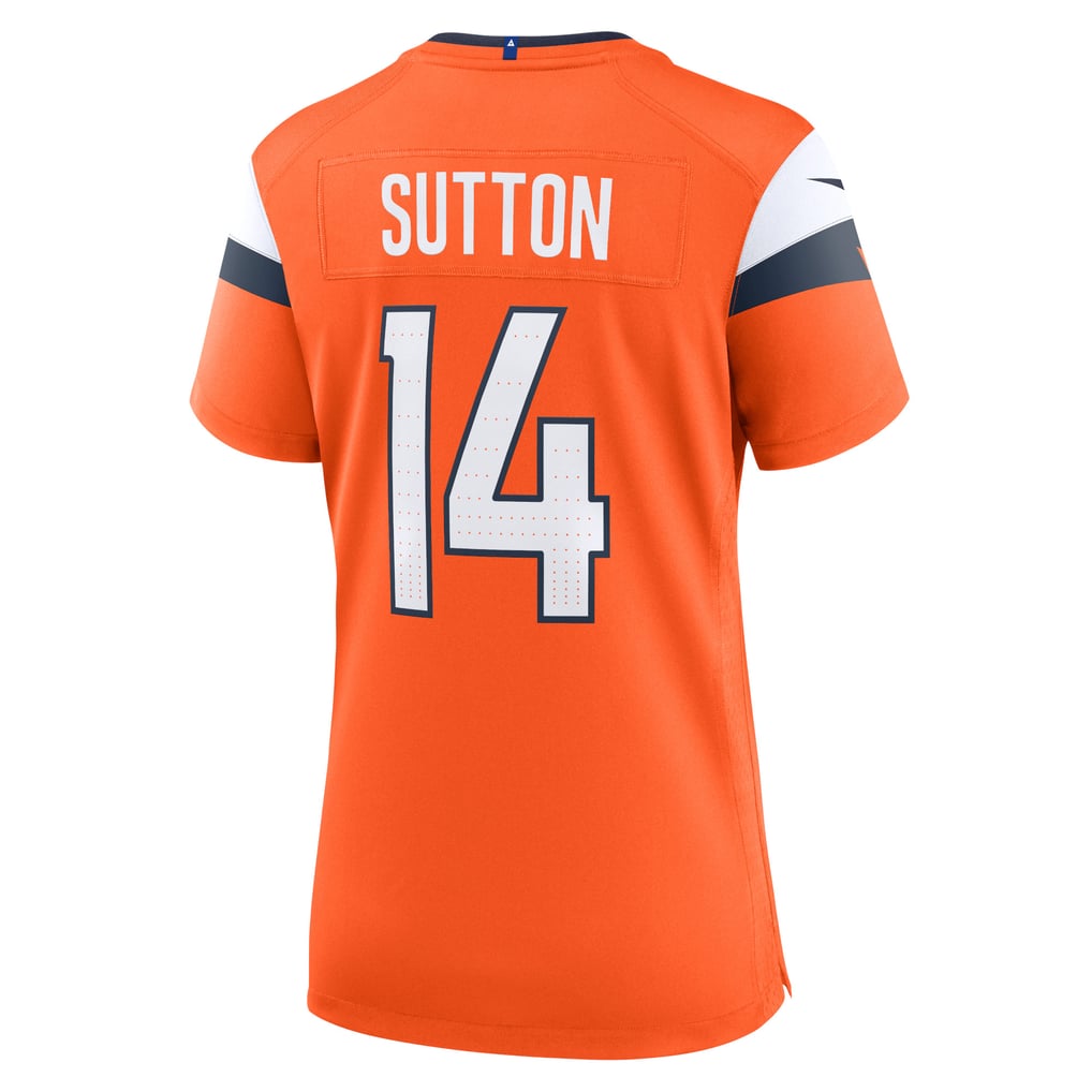 Women's Denver Broncos Courtland Sutton Nike Orange Team Game Jersey - Image 4