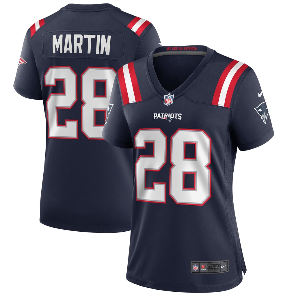 Women's New England Patriots Curtis Martin Nike Navy Game Retired Player Jersey - Image 1