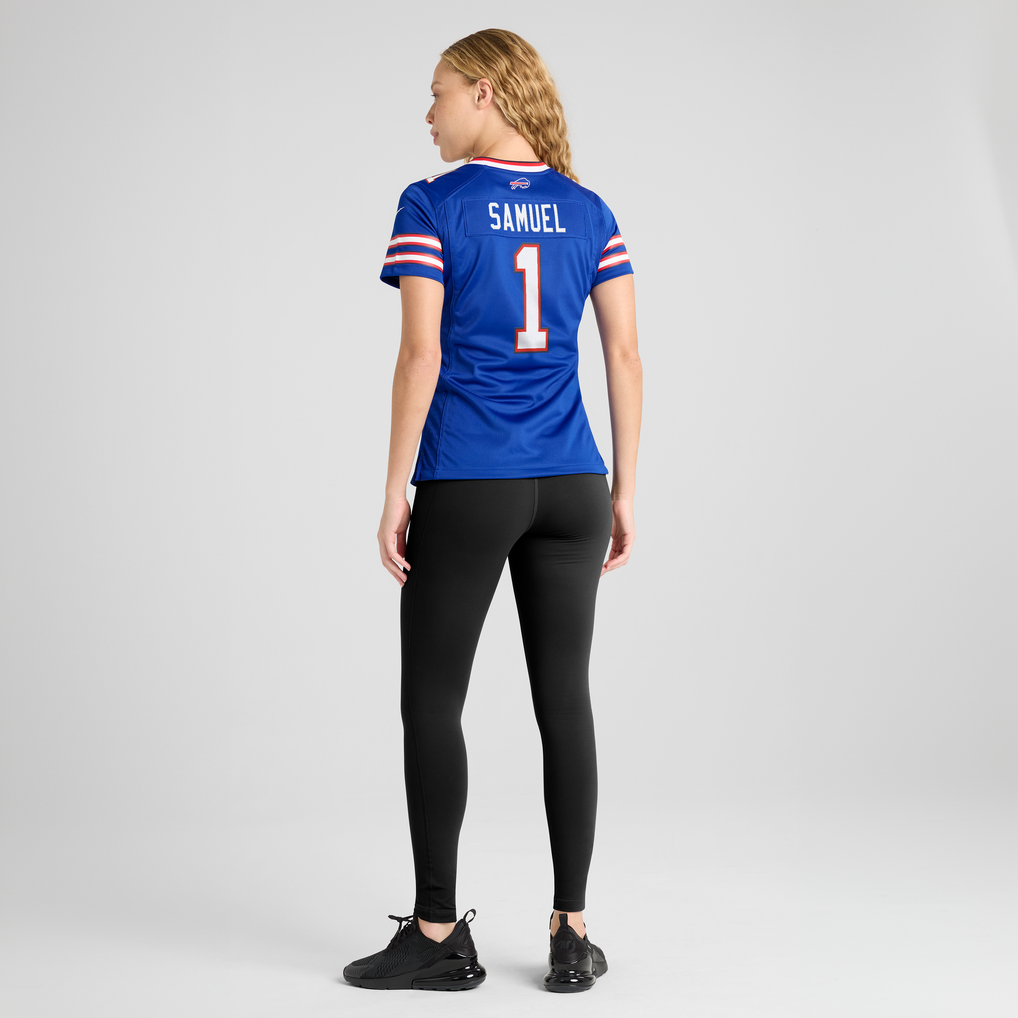 Women's Buffalo Bills Curtis Samuel Nike  Royal  Game Jersey - Image 6