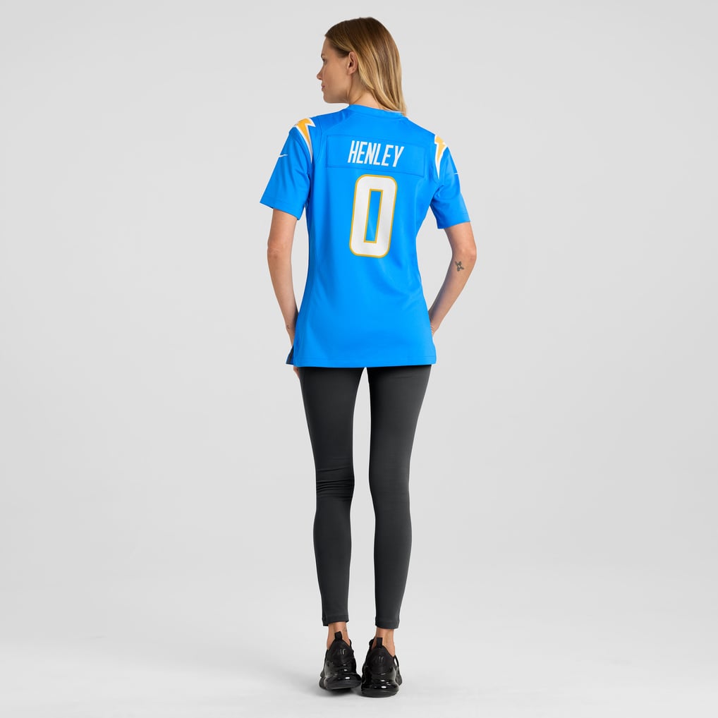Women's Los Angeles Chargers Daiyan Henley Nike Powder Blue Team Game Jersey - Image 6