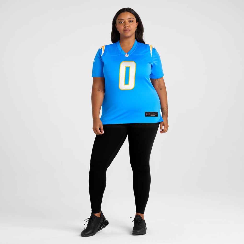 Women's Los Angeles Chargers Daiyan Henley Nike Powder Blue Team Game Jersey - Image 7