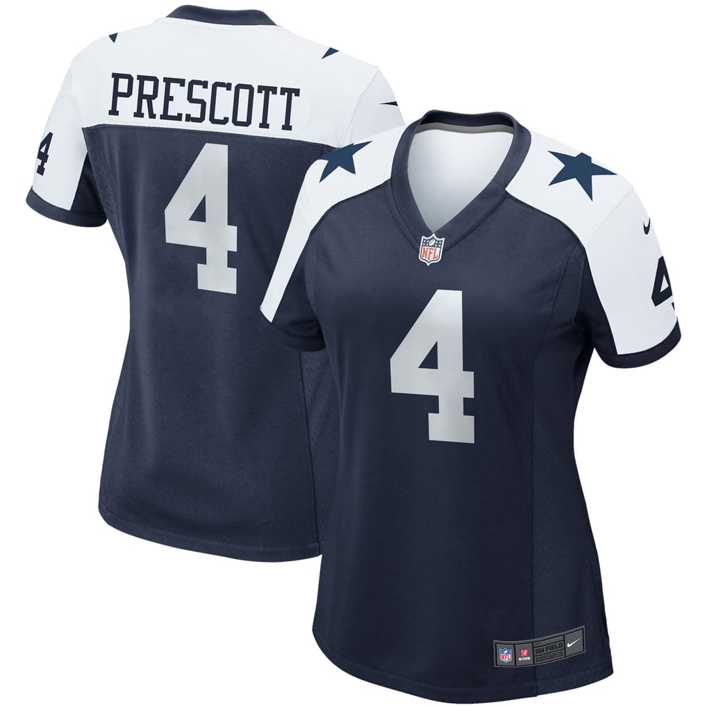 Women's Dallas Cowboys Dak Prescott Nike Navy Alternate Game Team Jersey - Image 1