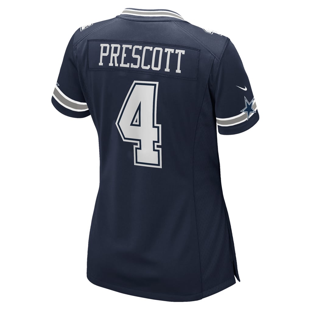 Women's Dallas Cowboys Dak Prescott Nike Navy Game Team Jersey - Image 4