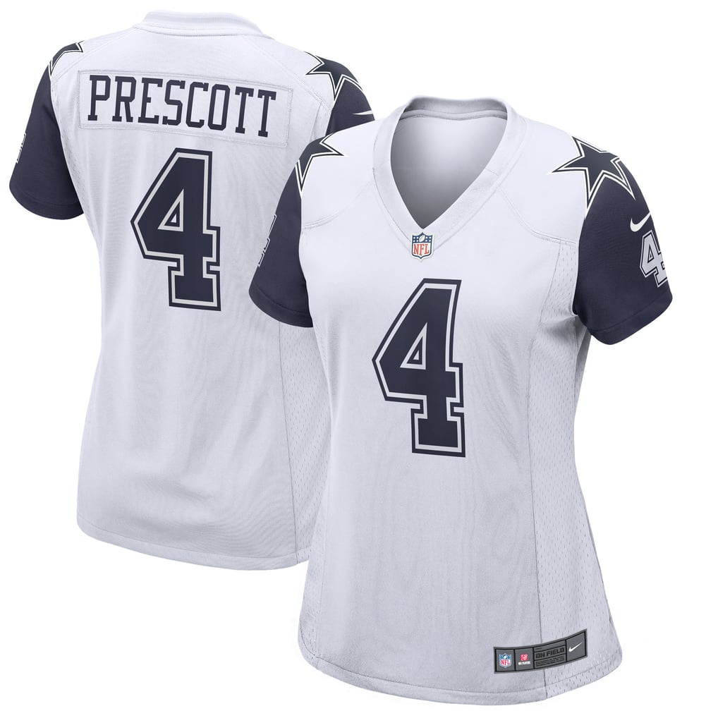 Women's Dallas Cowboys Dak Prescott Nike White Alternate Game Jersey - Image 2