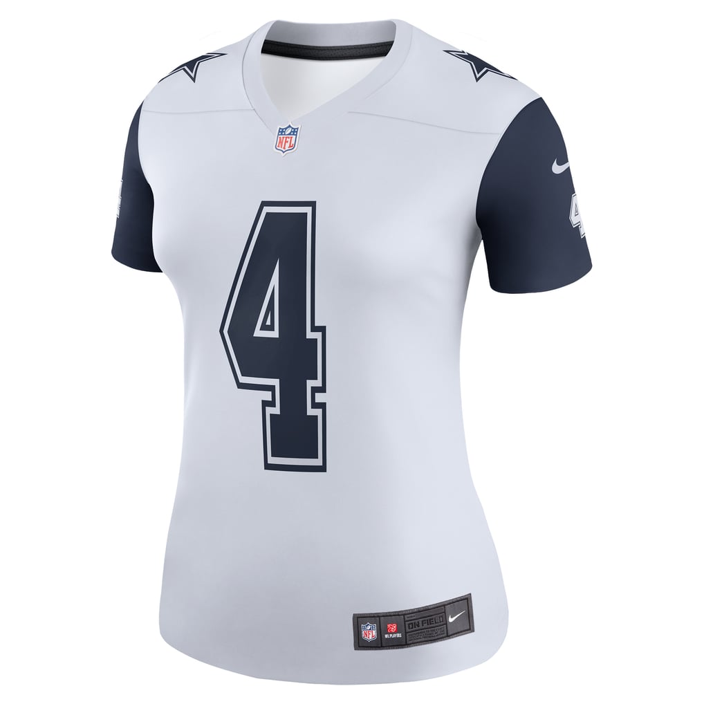 Women's Dallas Cowboys Dak Prescott Nike  White Legend Player Performance Top - Image 3