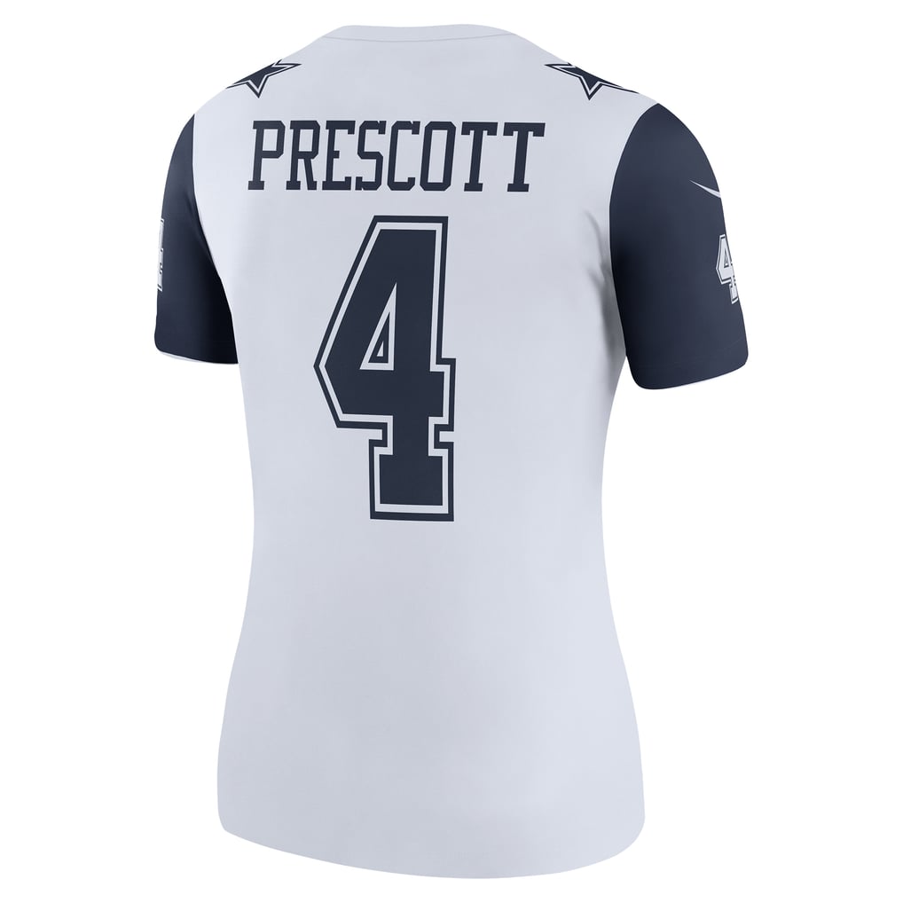 Women's Dallas Cowboys Dak Prescott Nike  White Legend Player Performance Top - Image 4