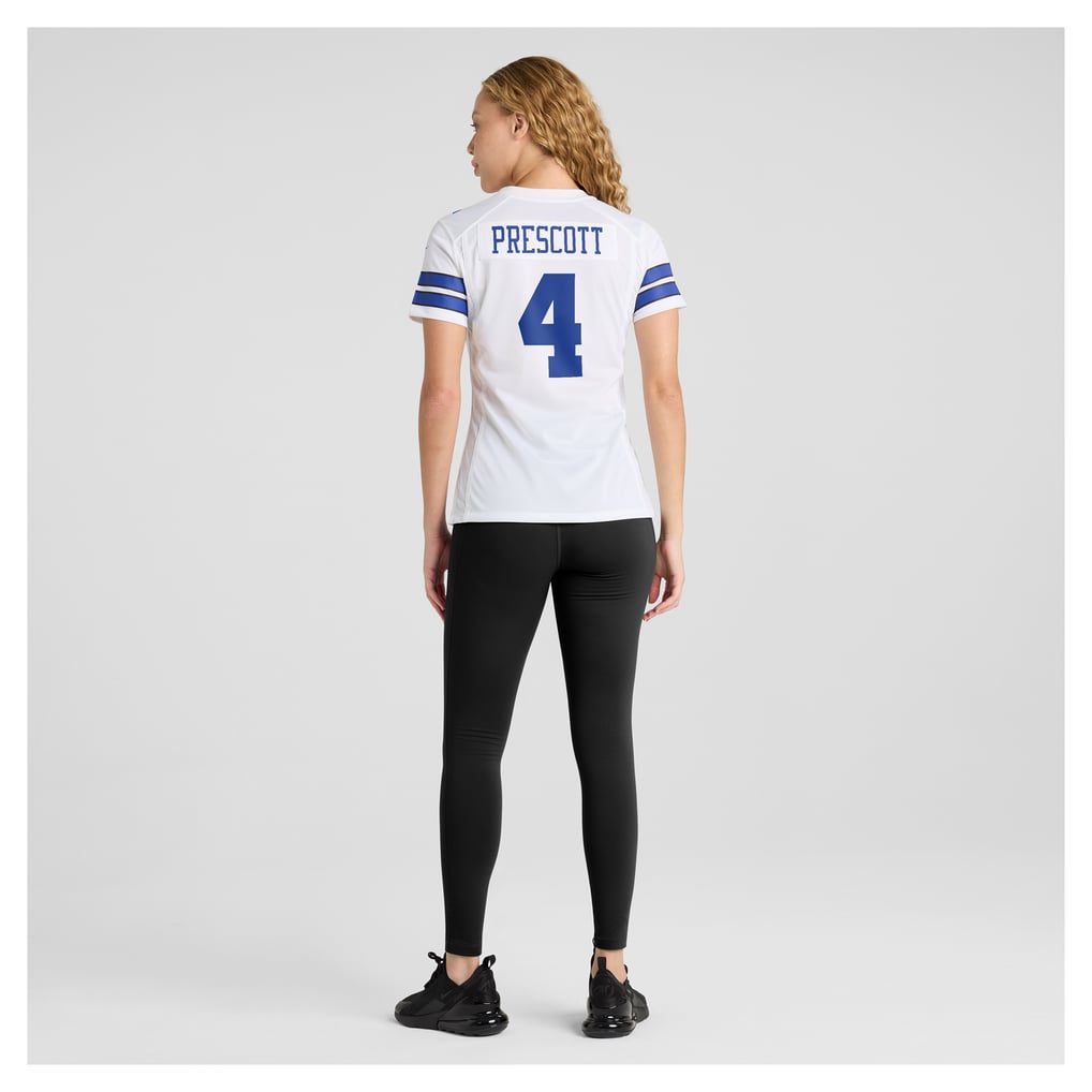 Women's Dallas Cowboys Dak Prescott Nike White Team Game Jersey - Image 6
