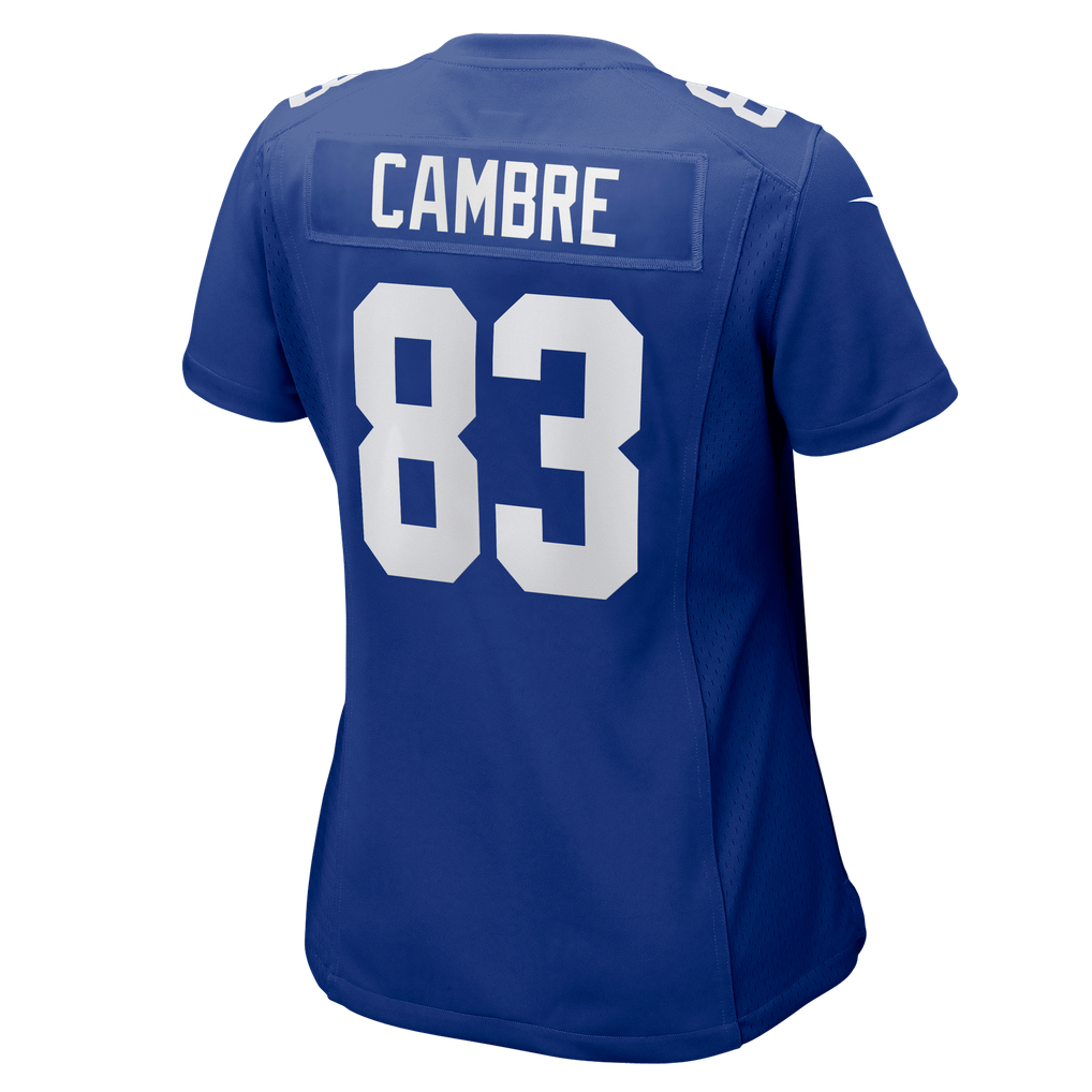Women's New York Giants Dalen Cambre Nike  Royal Team Game Jersey - Image 4